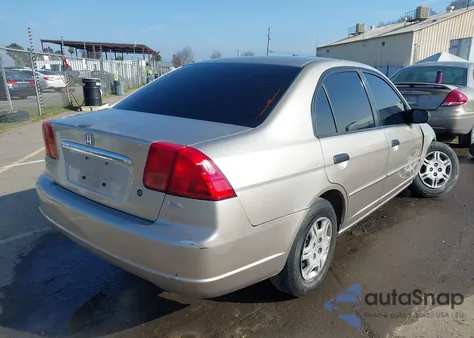 2001 Honda Civic Lx z USA, uszkodzony, nr VIN JHMES16571S007895